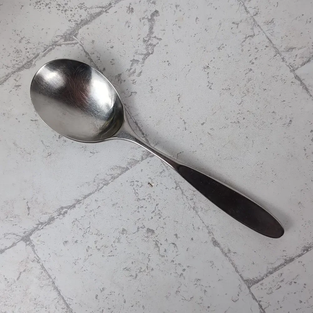 Towle Lauffer MAGNUM 18/8 Stainless Solid Serving Spoon Tablespoon 7 3/4 Japan